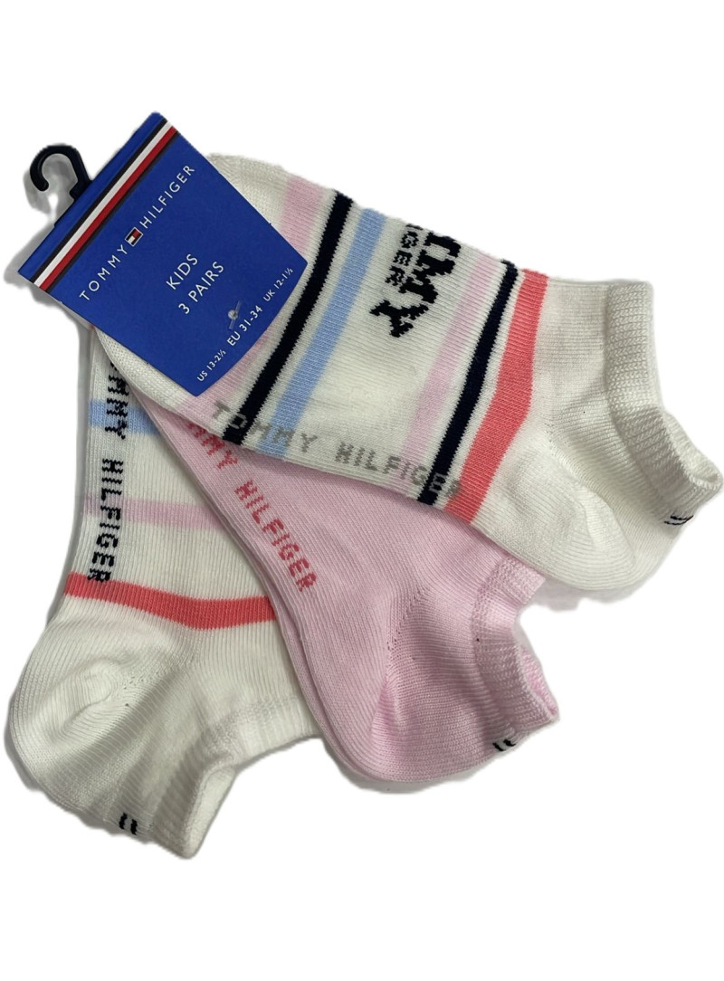 Skarpetki Dziecięce TOMMY HILFIGER 701238515 002 Th Kids Sneaker 3P Sport Stripe