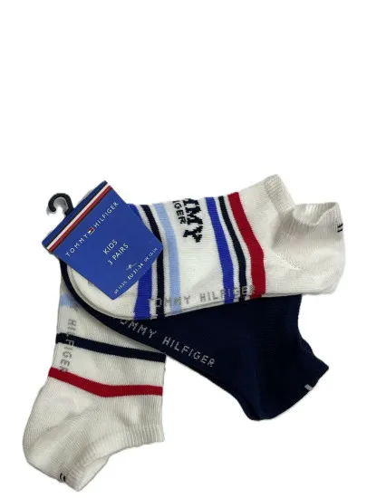 Skarpetki Dziecięce TOMMY HILFIGER 701238515 003 Th Kids Sneaker 3P Sport Stripe