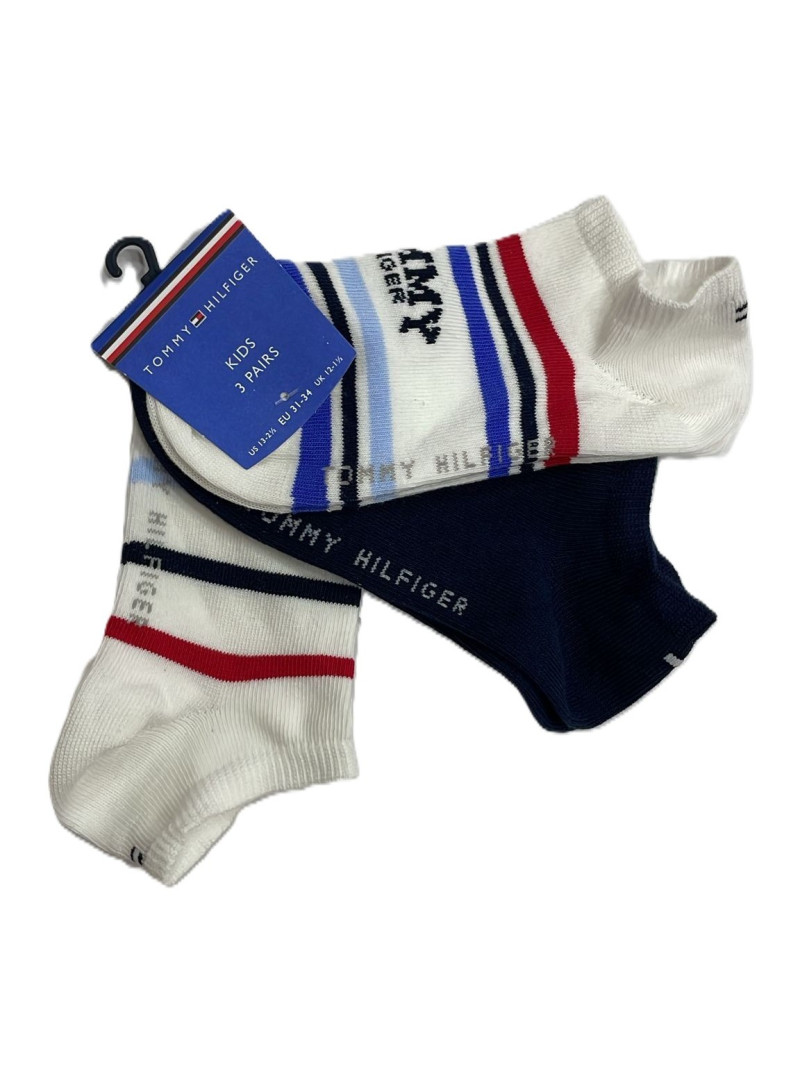 Skarpetki Dziecięce TOMMY HILFIGER 701238515 003 Th Kids Sneaker 3P Sport Stripe