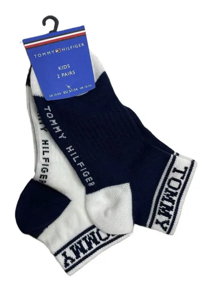 Skarpetki Dziecięce TOMMY HILFIGER 701238514 003 TH Kids Quarter 2P Sport Tommy