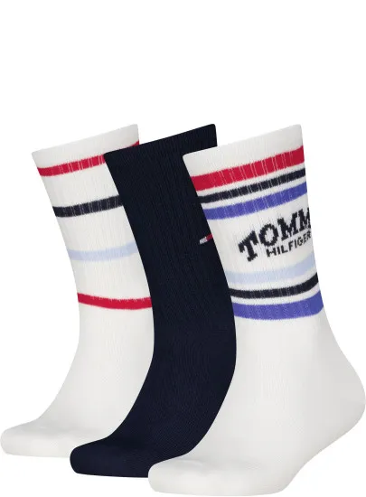Skarpetki Dziecięce TOMMY HILFIGER 701238511 003 TH Kids Sock 3P Sport Stripe
