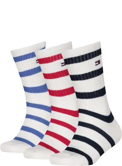 Skarpetki Dziecięce TOMMY HILFIGER 701238510 003 TH Kids Sock 3P Breton