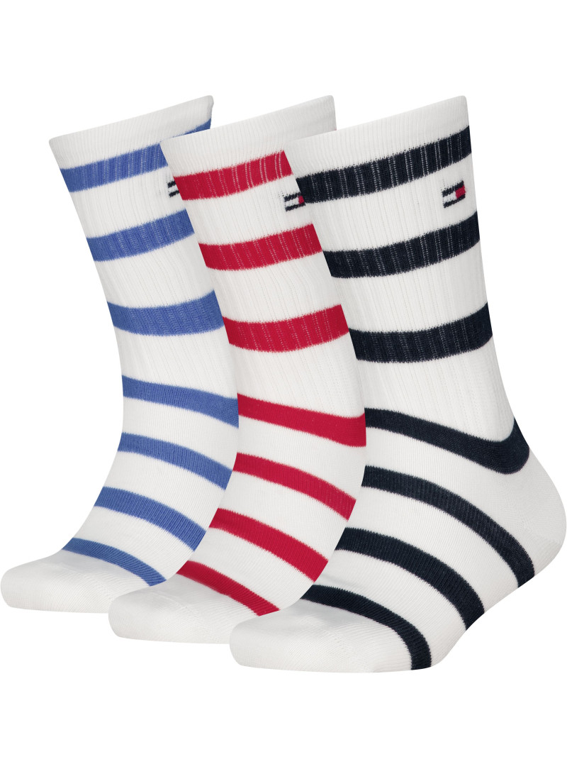 Skarpetki Dziecięce TOMMY HILFIGER 701238510 003 TH Kids Sock 3P Breton