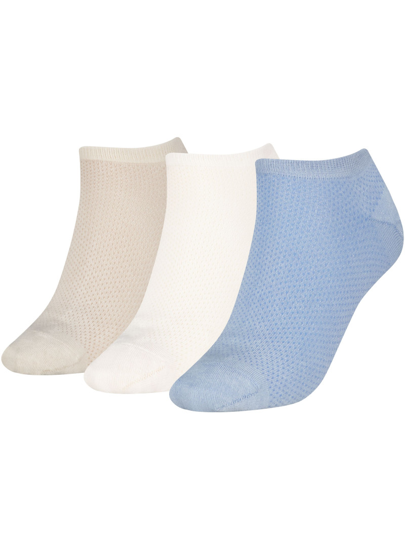 Zestaw Stopki Damskie TOMMY HILFIGER Th Women Sneaker 3P Gifting 701238784 001