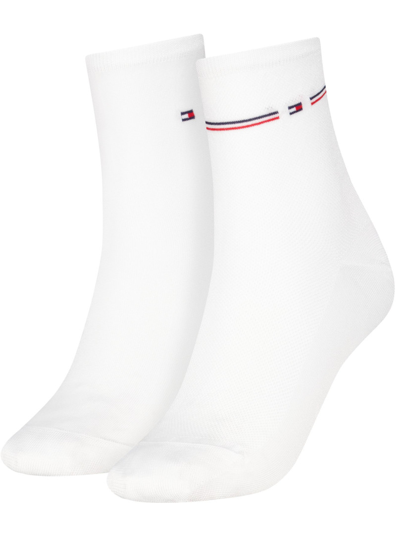 Skarpetki Damskie TOMMY HILFIGER Th Women Short Sock 2P MESH 701238775 001