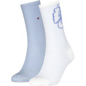 Skarpetki Damskie TOMMY HILFIGER Th Women Sock 2P Flower Stripe 701238773 003 1
