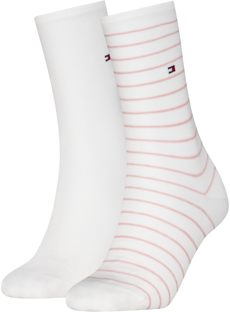 Kolorowe Skarpetki TOMMY HILFIGER Th Women Sock 2P Small Stripe 100001494 043