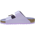 Klapki BIRKENSTOCK Arizona Big Buckle Natural Leather Patent 1030328 Crocus 4