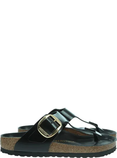 Klapki BIRKENSTOCK Gizeh BB LENA HS Black HEX 1021467