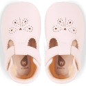 Skórzane Kapcie BOBUX Soft Sole Flutterheart Parfait Pink 1