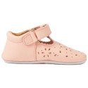 Skórzane Balerinki Kapcie BOBUX Soft Sole Lacey Peach Parfait 3