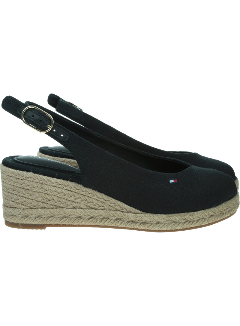Espadryle TOMMY HILFIGER Mid Wedge Espad Slingback FW0FW09228 BDS