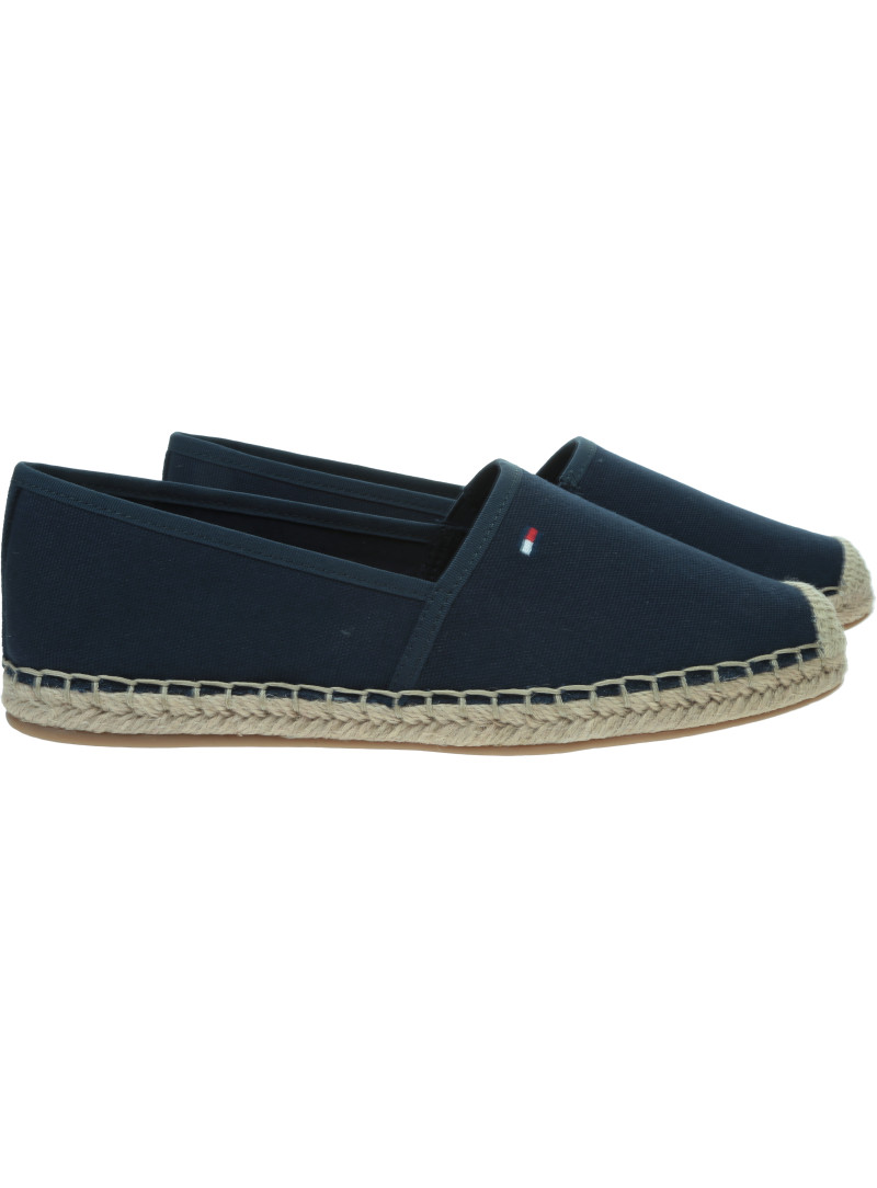 Espadryle TOMMY HILFIGER Flag Canvas Espadrille FW0FW08541 DW6