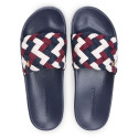 Klapki TOMMY HILFIGER Th Braided Pool Slide FW0FW09203 0GY 3