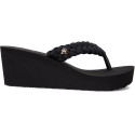 Japonki Na Koturnie TOMMY HILFIGER Th Wedge Braided Summer Sandal FW0FW09198 BDS 4