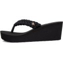 Japonki Na Koturnie TOMMY HILFIGER Th Wedge Braided Summer Sandal FW0FW09198 BDS 6