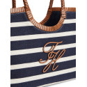 Torba Koszyk TOMMY HILFIGER Th Elev Summer Tote Stripe AW0AW18400 0GY 5