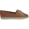 Skórzane Espadryle TOMMY HILFIGER Th Leather Flat Espadrille FW0FW09246 Warm Bronze 3