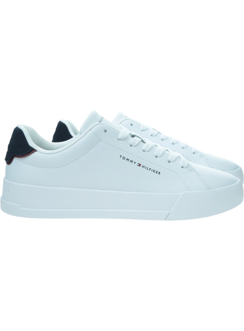 Sneakersy TOMMY HILFIGER Th Court Lth Detail Ess FM0FM05367 0LD