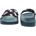 Klapki TOMMY HILFIGER Th Braided Pool Slide FW0FW09203 0GY 2