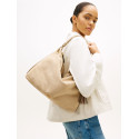 Torebka TOMMY HILFIGER Th Statement Leather Bag Suede AW0AW18402 RBT 2