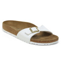 Klapki BIRKENSTOCK Madrid Birko-Flor Patent White 1005309 1