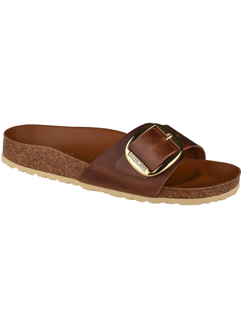 Klapki BIRKENSTOCK Madrid Big Buckle Oiled Leather Women 1006525
