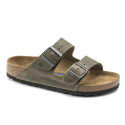 Klapki BIRKENSTOCK Arizona Oiled Leather Unisex 1027022 Khaki 1