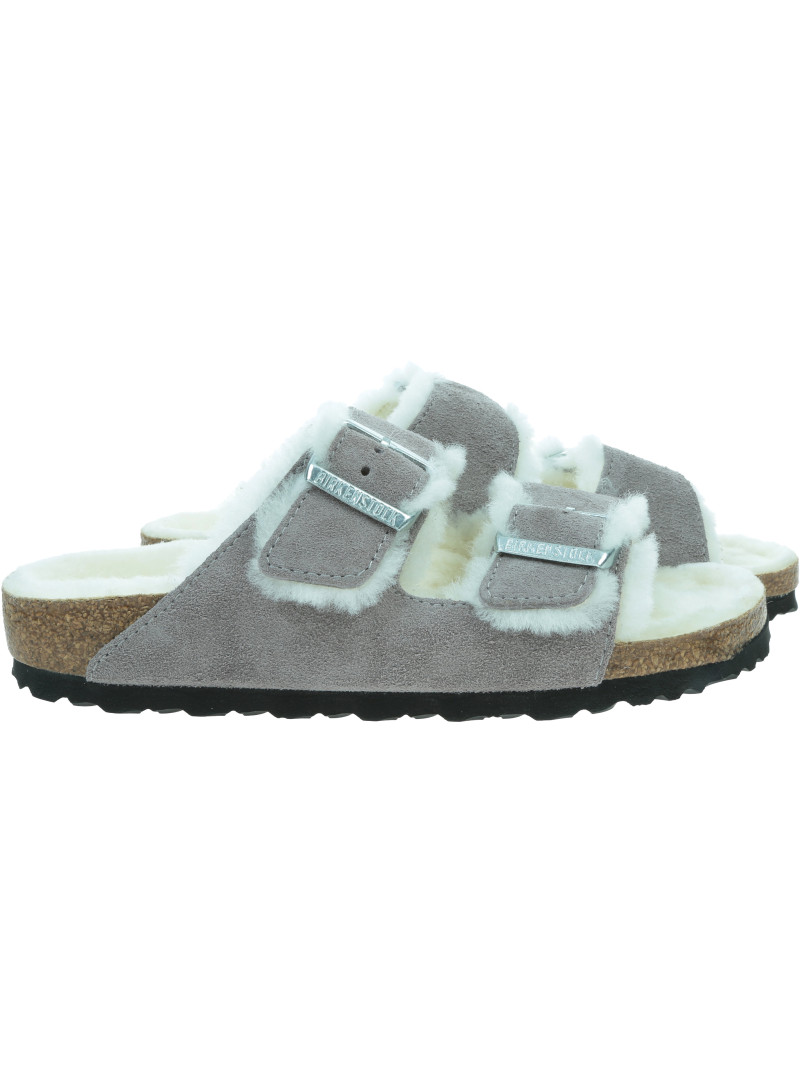 Klapki BIRKENSTOCK Arizona Shearling Suede Leather-Shearling Women 1028062