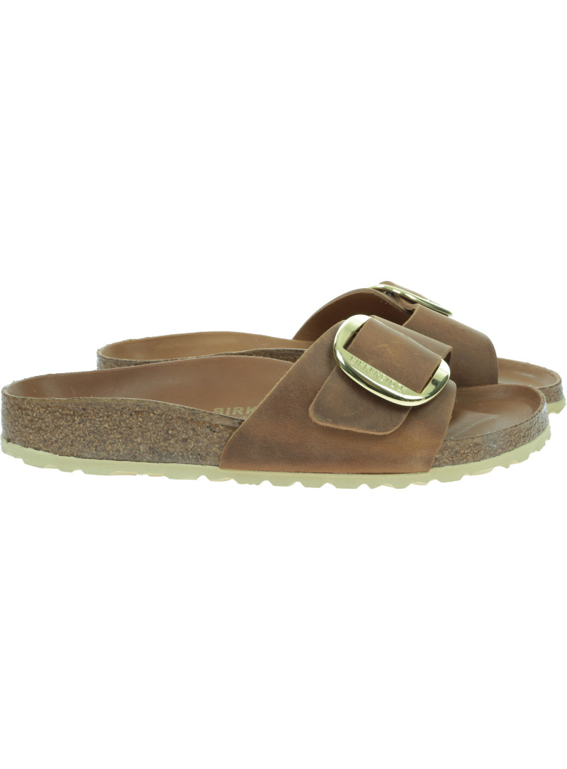 Klapki BIRKENSTOCK Madrid Big Buckle Oiled Leather Women 1006525
