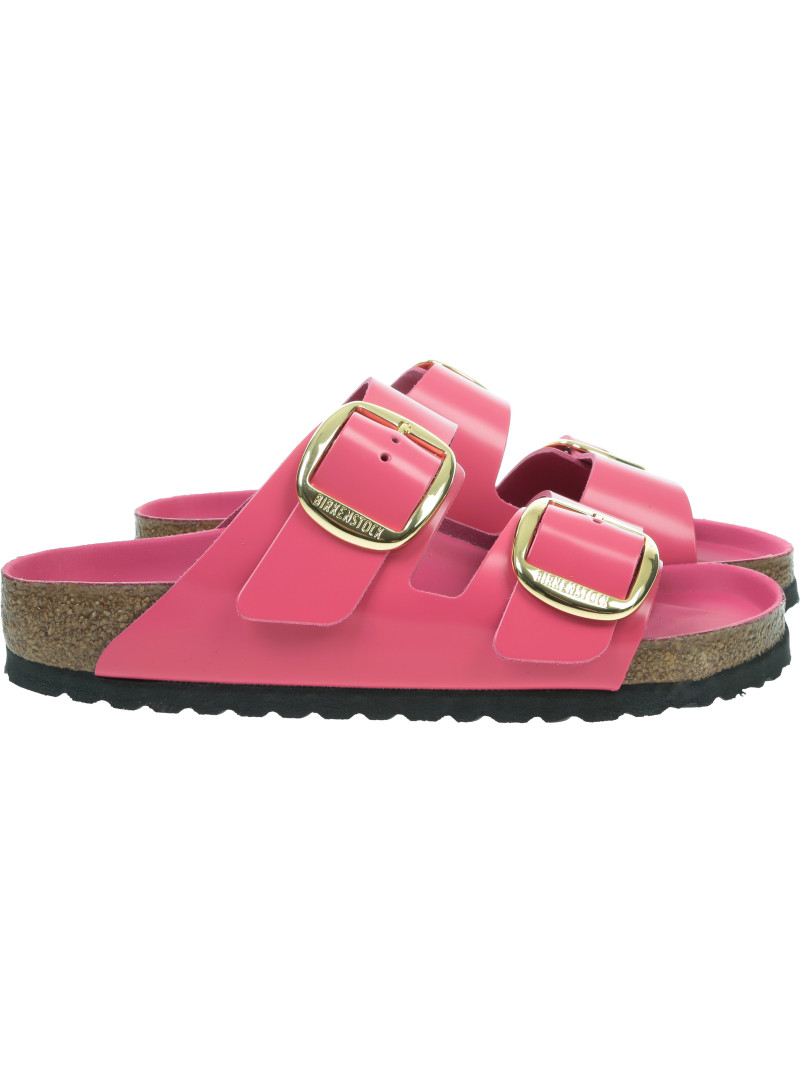 Klapki BIRKENSTOCK Arizona Big Buckle Natural Leather Patent Women 1031816