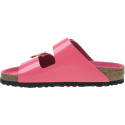 Klapki BIRKENSTOCK Arizona Big Buckle Natural Leather Patent Women 1031816 4