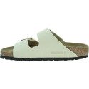 Klapki BIRKENSTOCK Arizona Nubuck Leather Women 1026711 Ecru 4