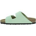 Klapki BIRKENSTOCK Arizona Nubuck Leather Women 1026710 Lime 4