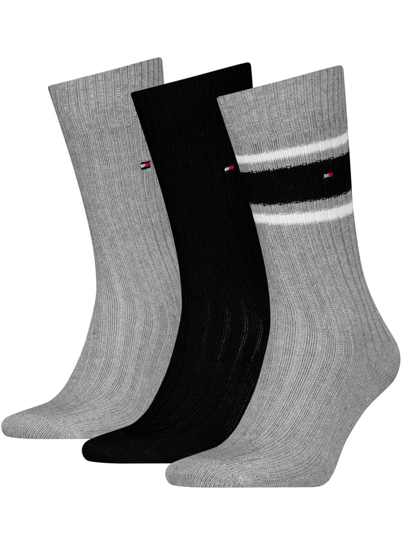 Zestaw Skarpetki Męskie TOMMY HILFIGER 701229786 002 Th Men Sock 3P Giftbox