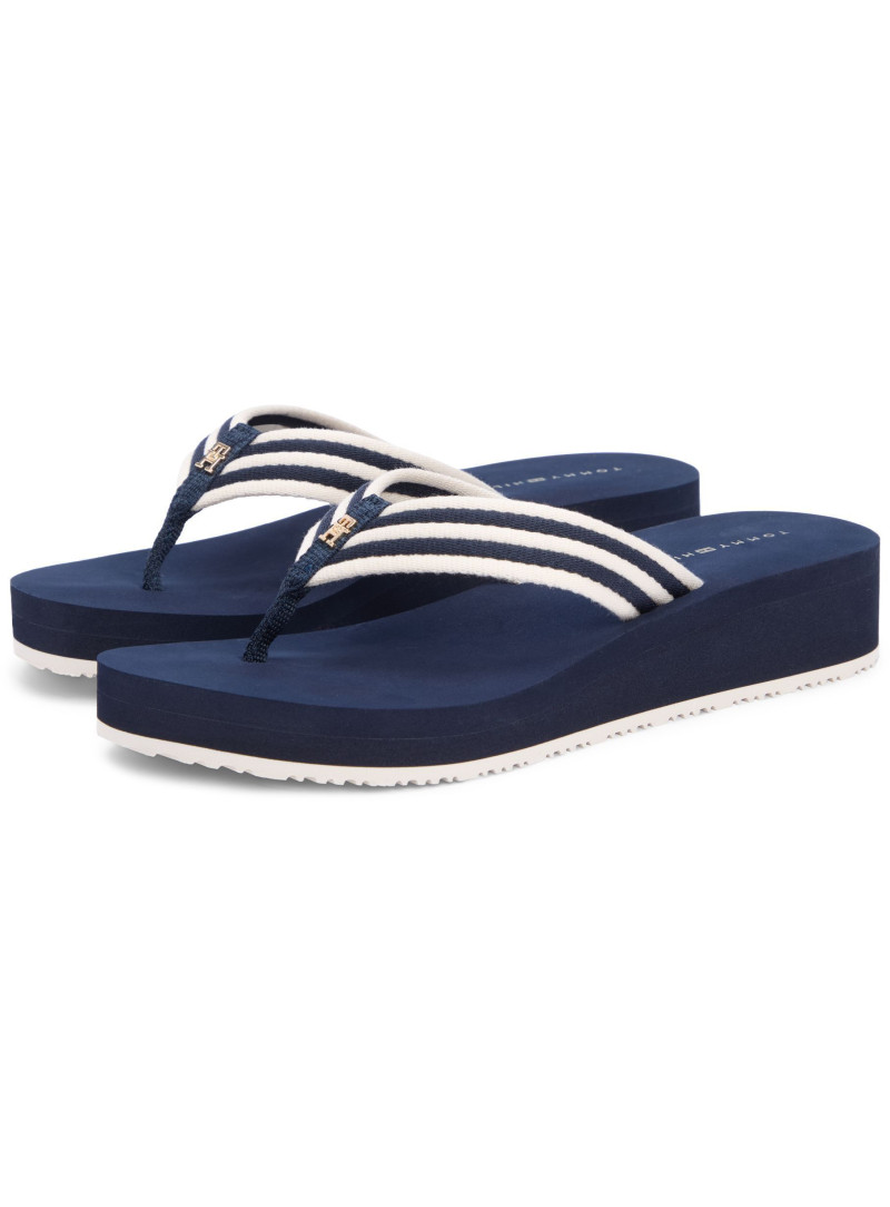 Japonki TOMMY HILFIGER Th Stripe Summer Sandal FW0FW09196 DW6