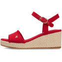 Espadryle TOMMY HILFIGER Mid Woven Wedge Espad Fringe FW0FW09470 XLG 6