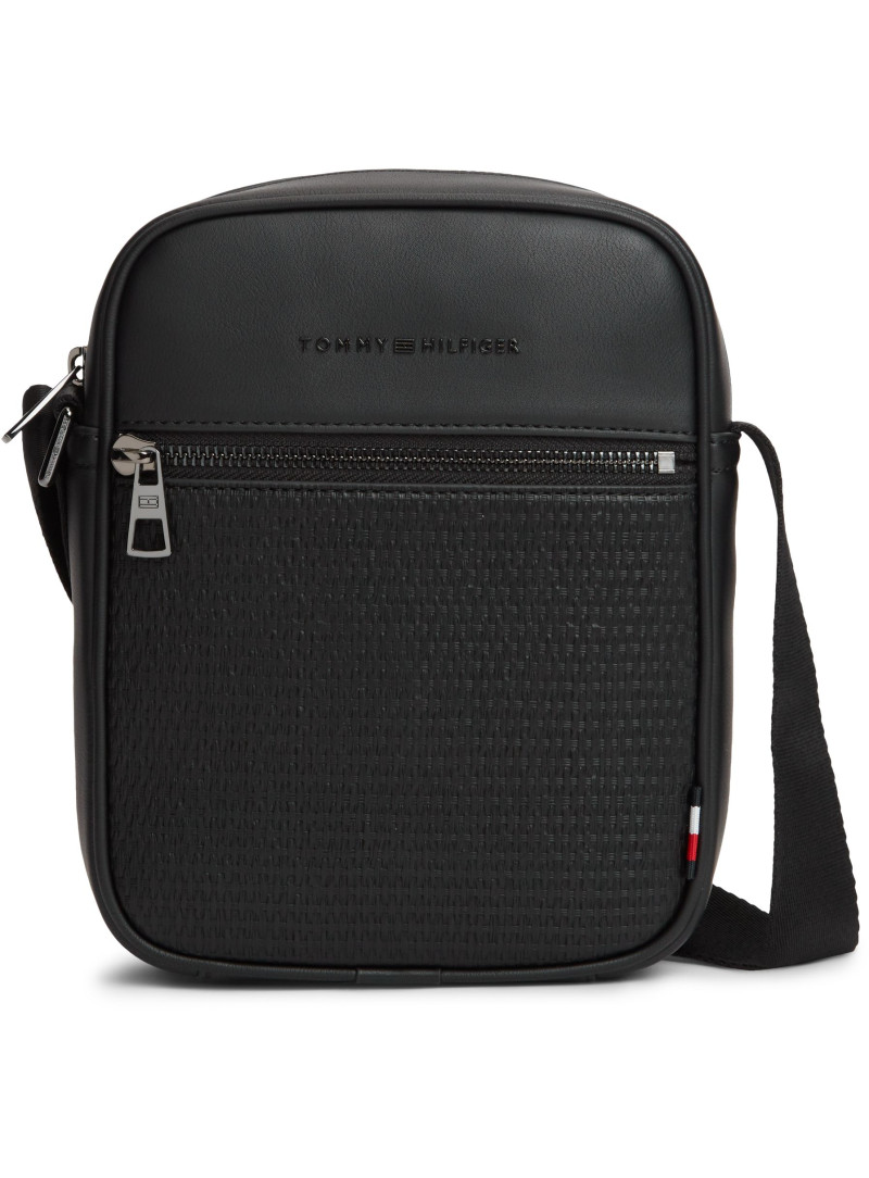 Torba Męska Saszetka TOMMY HILFIGER Th Woven Mini Reporter AM0AM14095 BDS
