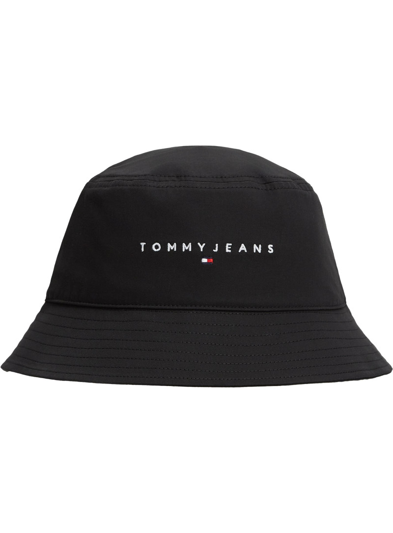 Kapelusz TOMMY JEANS Tjm Linear Logo Bucket AM0AM14201 BDS