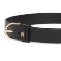 Damski Pasek TOMMY HILFIGER Essential TH Monogram Leather Belt AW0AW17757 BDS 3