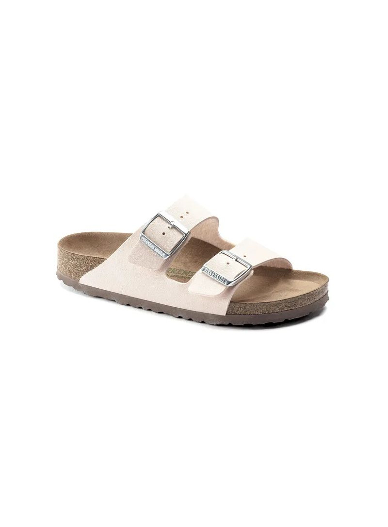 Klapki BIRKENSTOCK Arizona Vegan Birko-Flor Nubuck Women 1019662 Light Rose