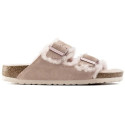 Ocieplane Klapki BIRKENSTOCK Arizona Shearling Suede Leather Women 1020389 2
