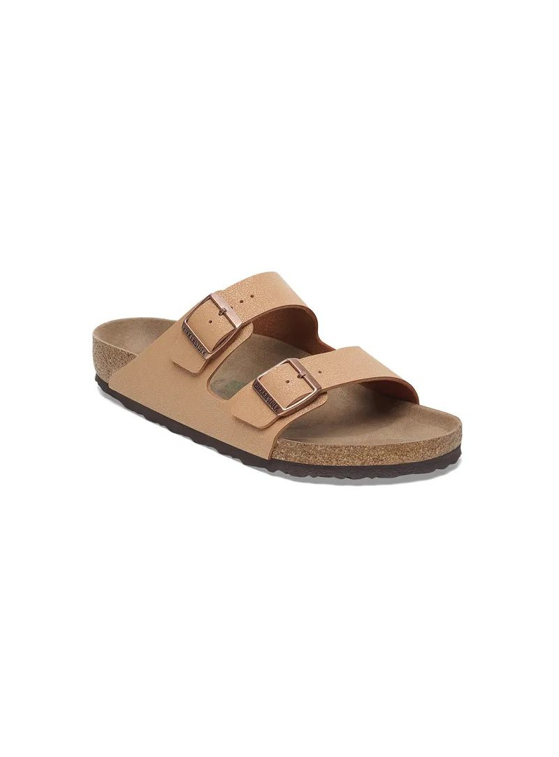 Klapki BIRKENSTOCK Arizona Vegan Birko-Flor Nubuck 1025006 Pecan
