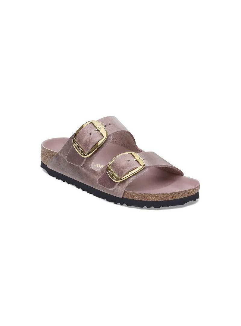 Klapki BIRKENSTOCK Arizona Big Buckle Oiled Leather Women 1029267 Lavender