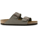 Klapki BIRKENSTOCK Arizona Birko-Flor Nubuck Unisex 151213 Stone 2