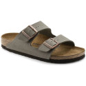 Klapki BIRKENSTOCK Arizona Birko-Flor Nubuck Unisex 151213 Stone 1