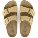Klapki BIRKENSTOCK Arizona Vegan Birko-Flor Nubuck Unisex 1018988 Latte Cream 3