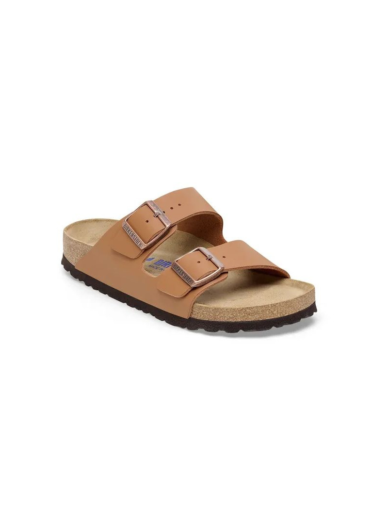 Klapki BIRKENSTOCK Arizona Soft Footbed Birko-Flor Unisex 1019119 BROWN