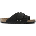 Klapki BIRKENSTOCK Kyoto LENB Desert Buck Black 1020433 1