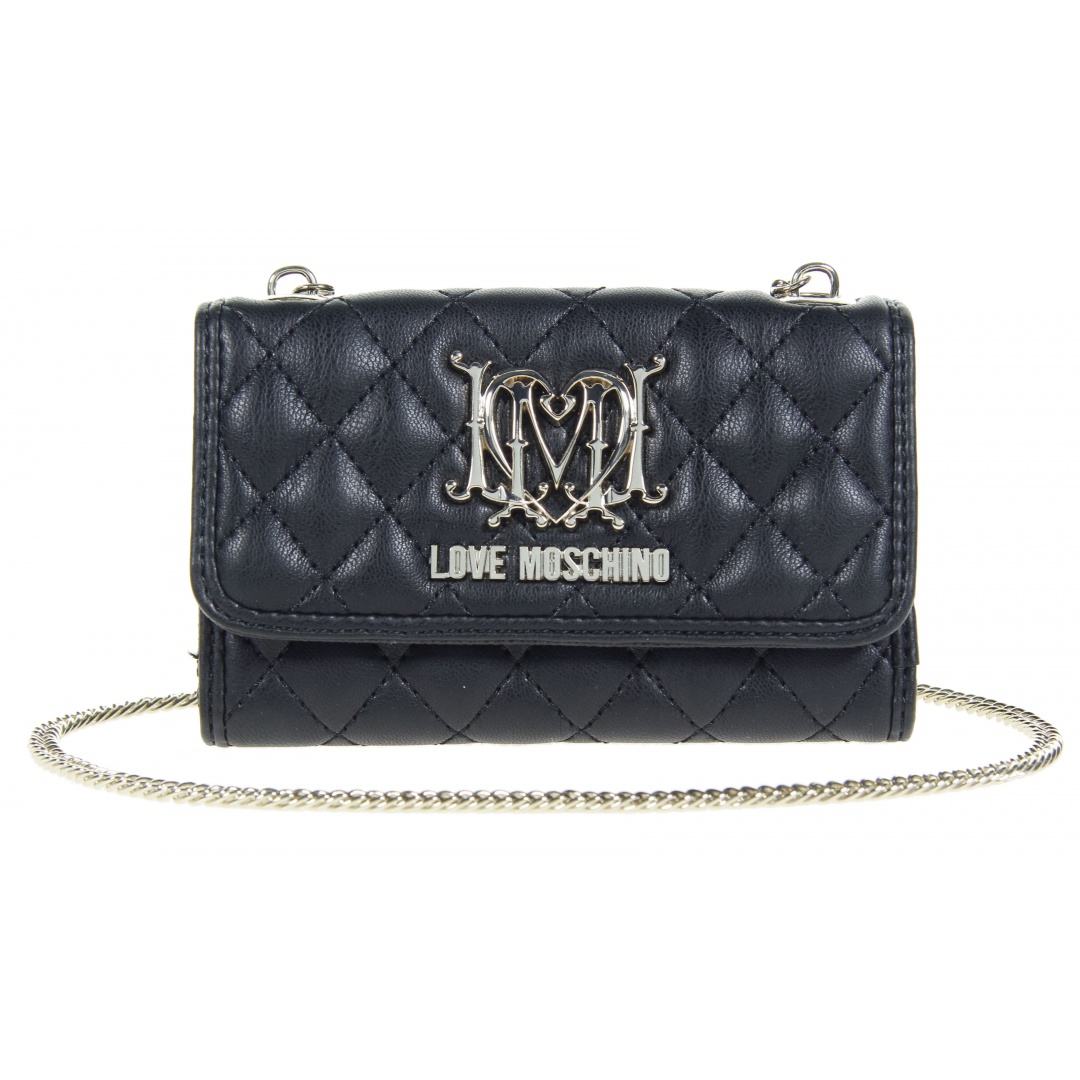 TOREBKA LOVE MOSCHINO PARTACEL.PU TRAP. NERO